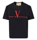 Made In Valentino Print Cotton T-Shirt