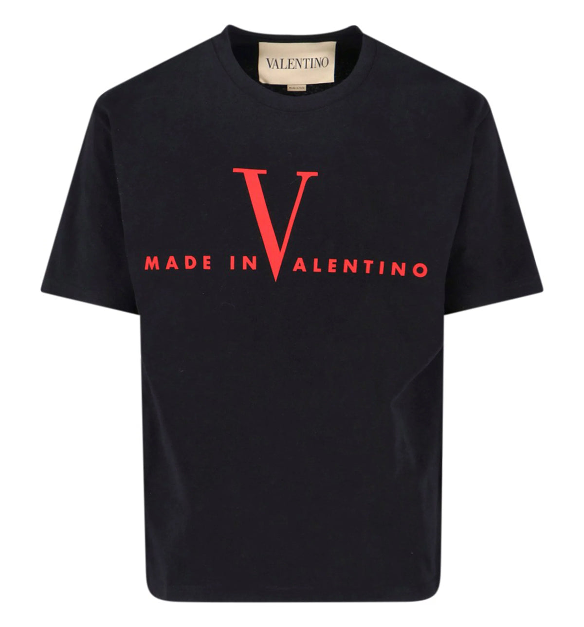 Made In Valentino Print Cotton T-Shirt