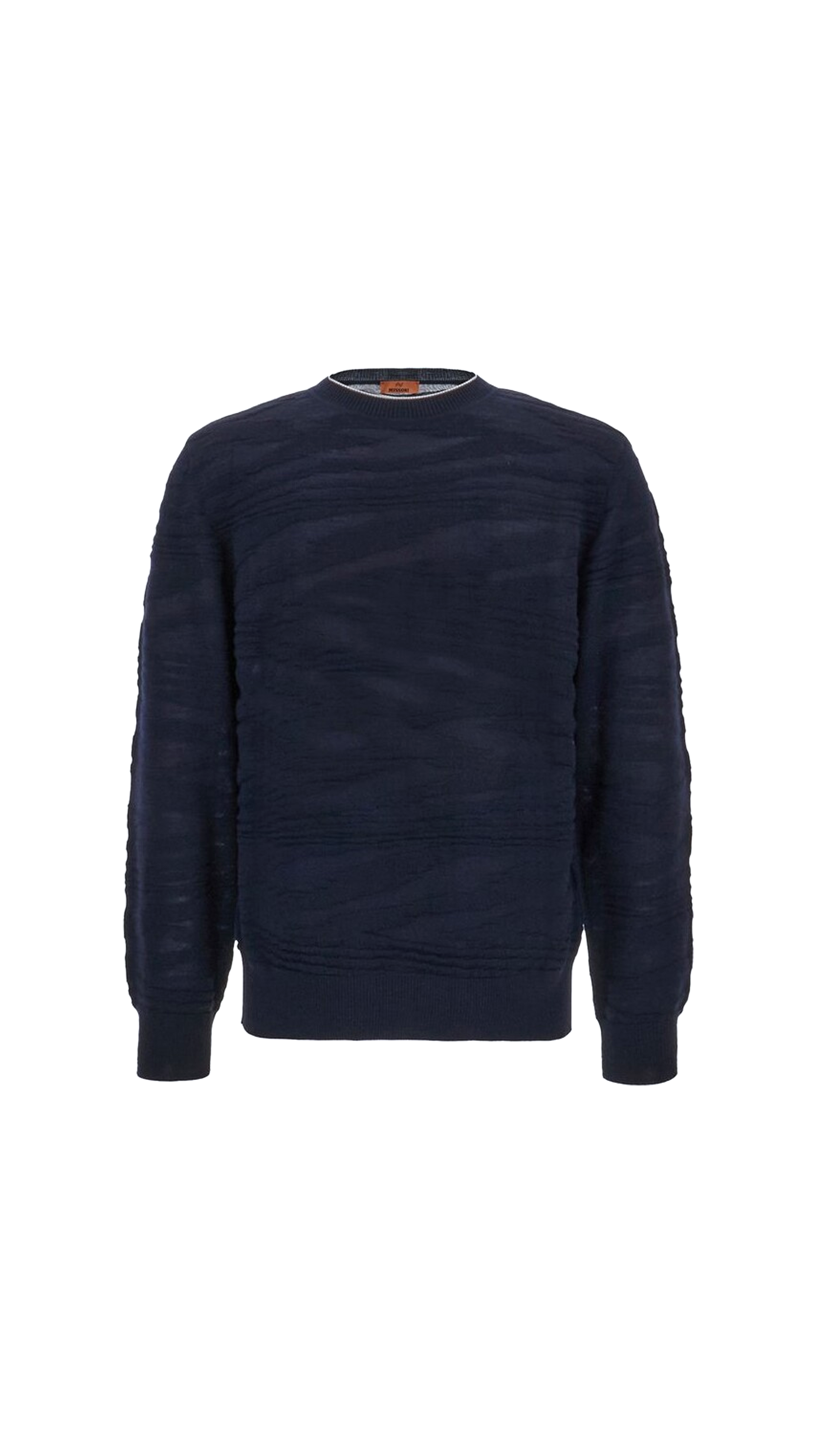 Missoni Crewneck Knit Sweater - Blue