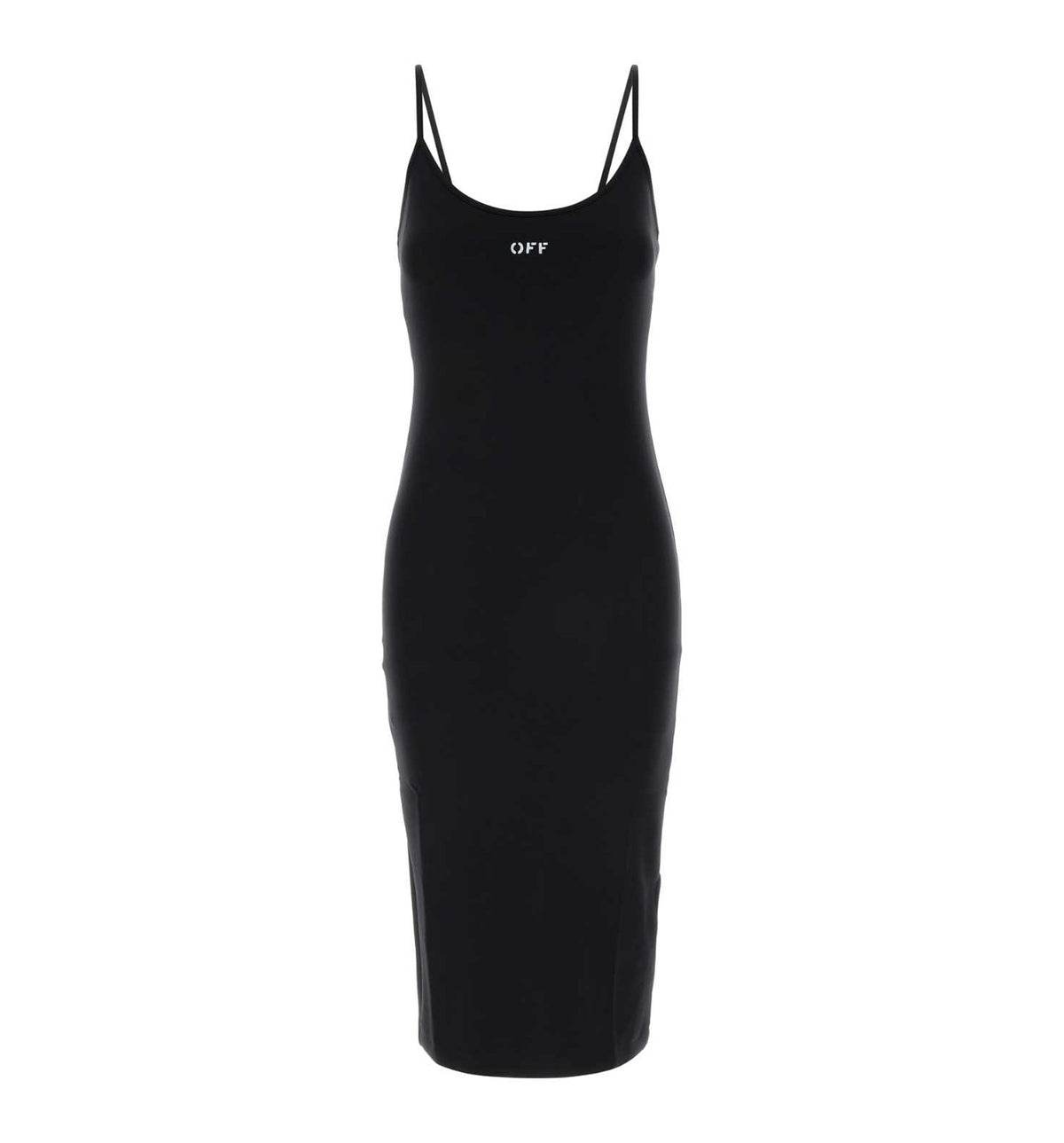 Off Stamp Sleek Midi Dress