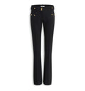 Pleated wool gabardine trousers