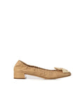 Bow-Detailed Leather Pumps