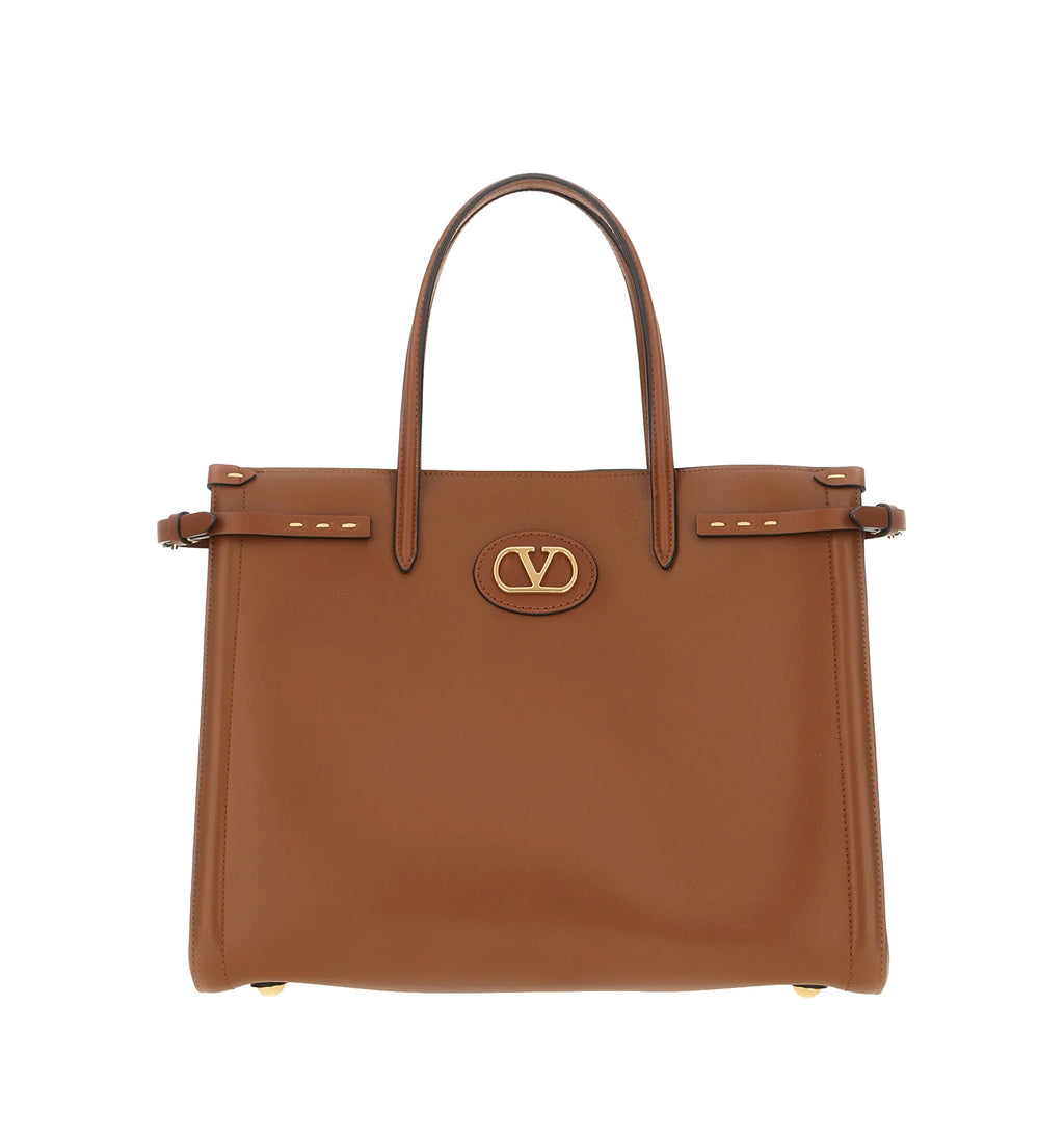 Antibes Medium Leather Shopping Bag