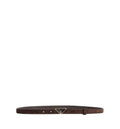 Suede belt