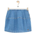 Balloon skirt in denim