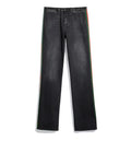 Stretch Cotton Denim With Web