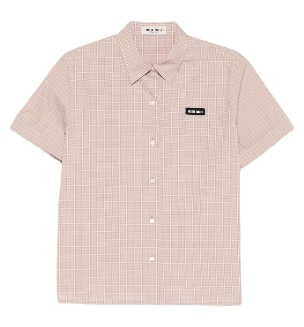Checked Cotton Poplin Shirt