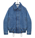 Drawstring Jacket in Denim