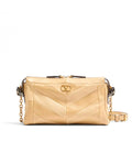 Valentino Garavani Panthea Small Shoulder Bag In Nappa Leather With A Chevron Pattern