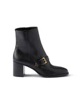 Leather booties