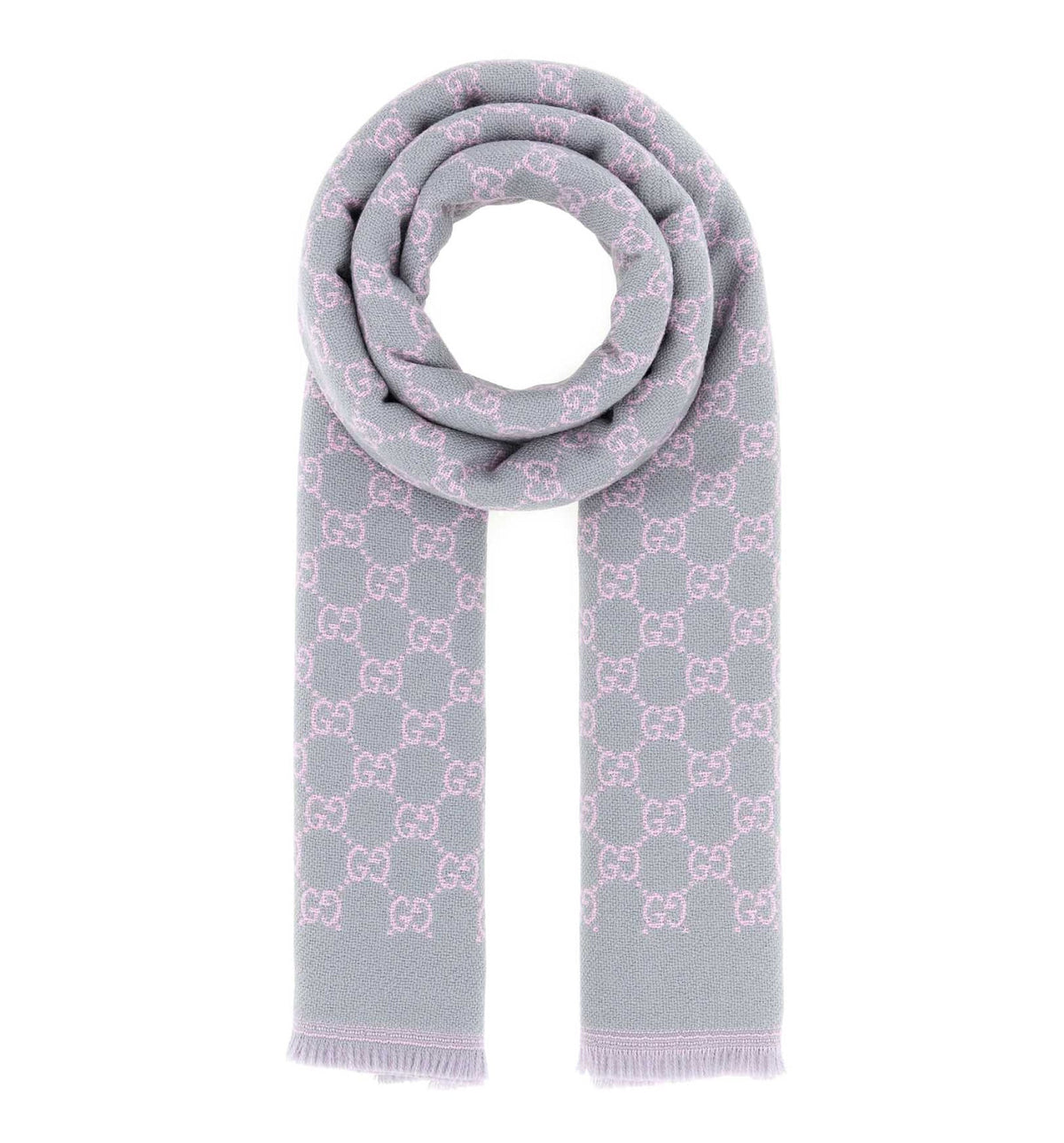 GG Wool Viscose Lamé Scarf