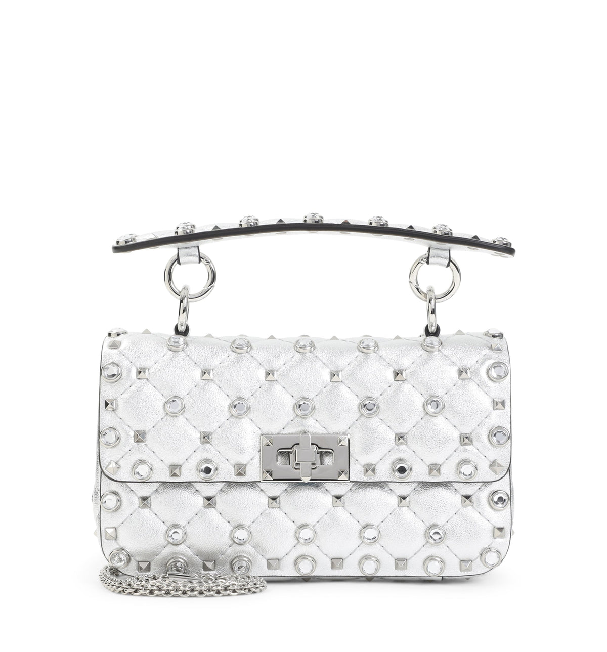 VLogo Signature Small Leather Shoulder Bag