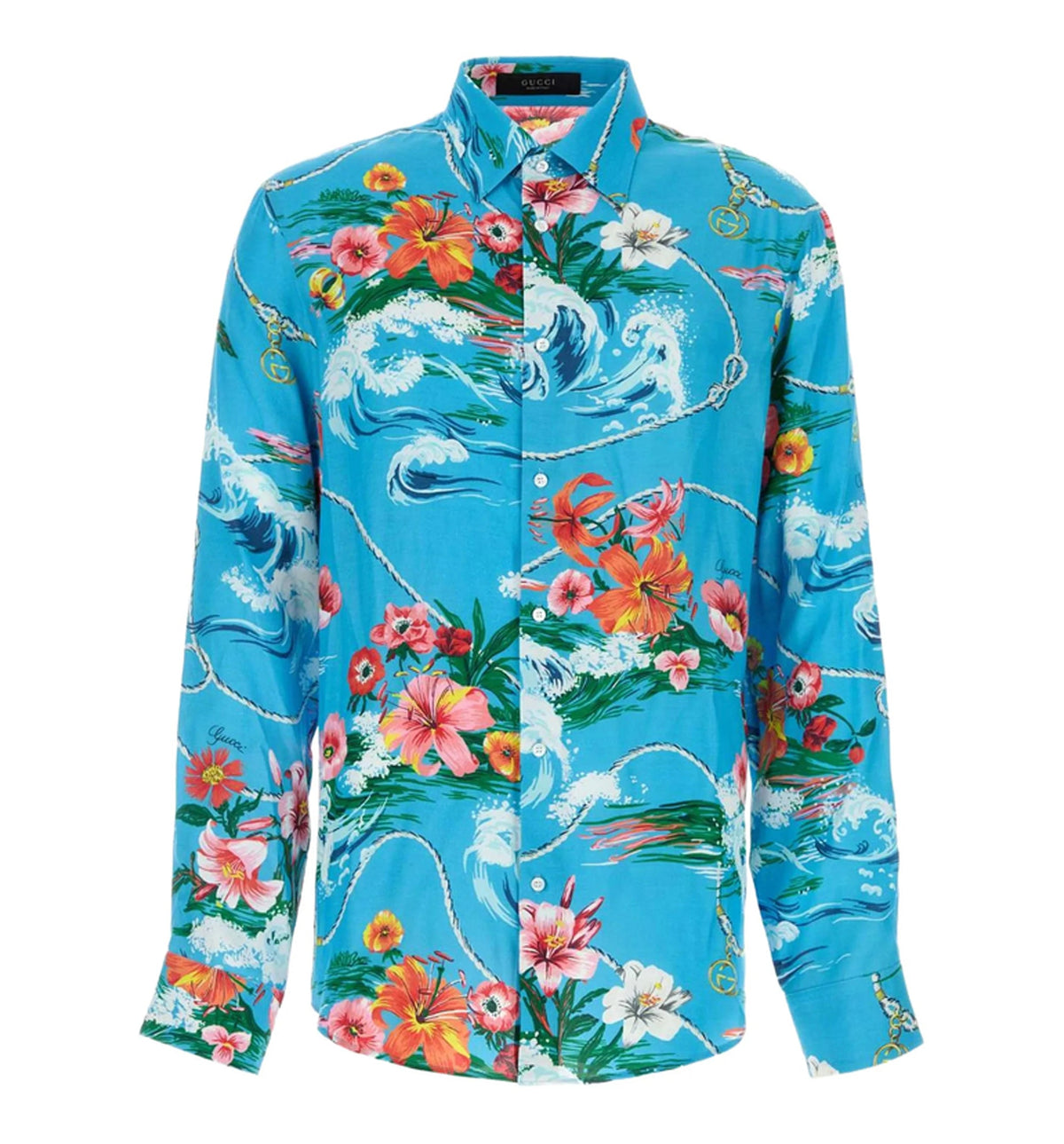 Printed Fluid Fabric Shirt