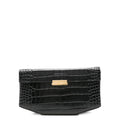 Clip Leather Shoulder Bag