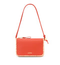 Rio Pouch In Classic Calfskin And Raffia