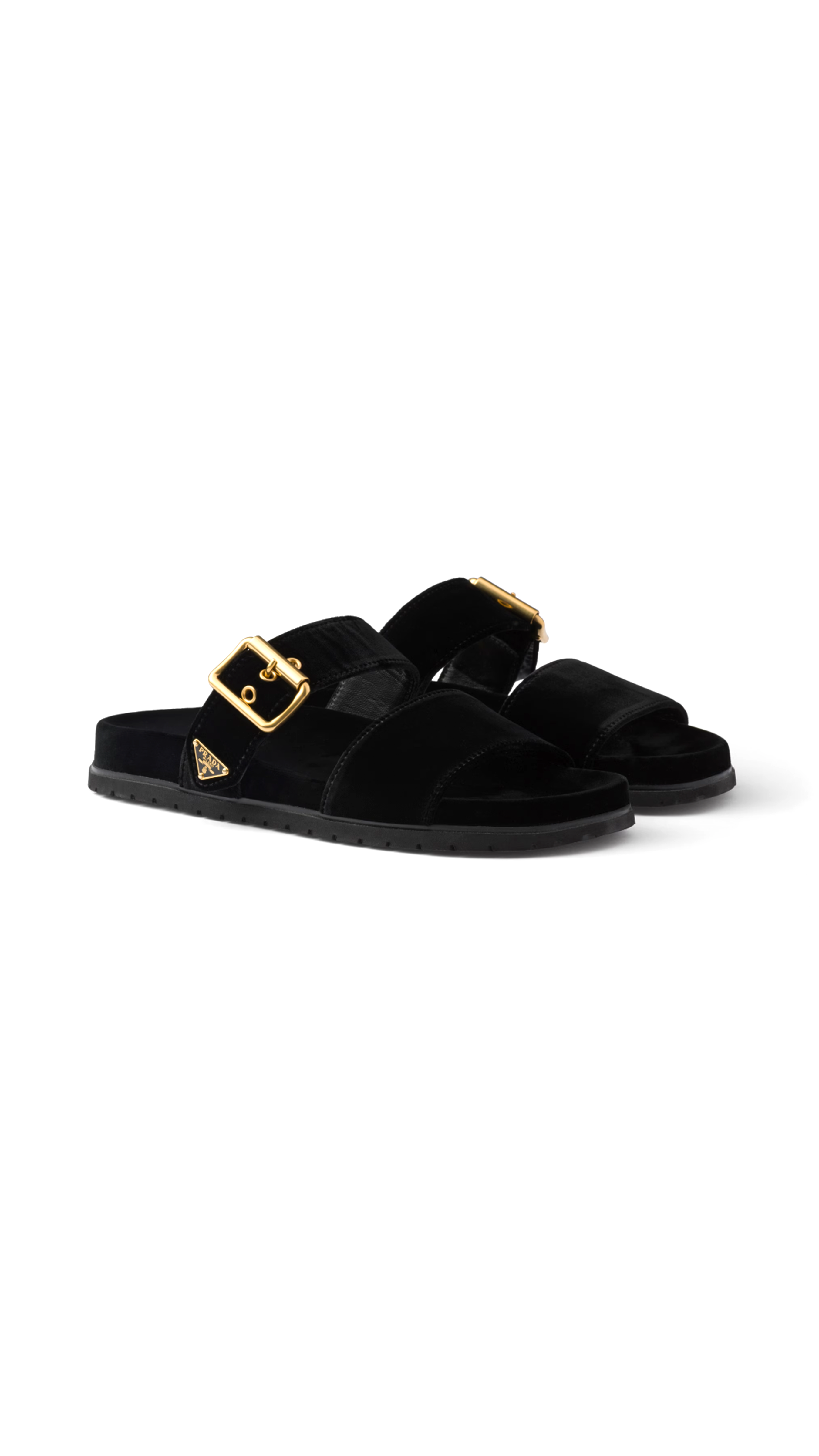 Velvet Slides - Black