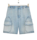 Cargo shorts in denim