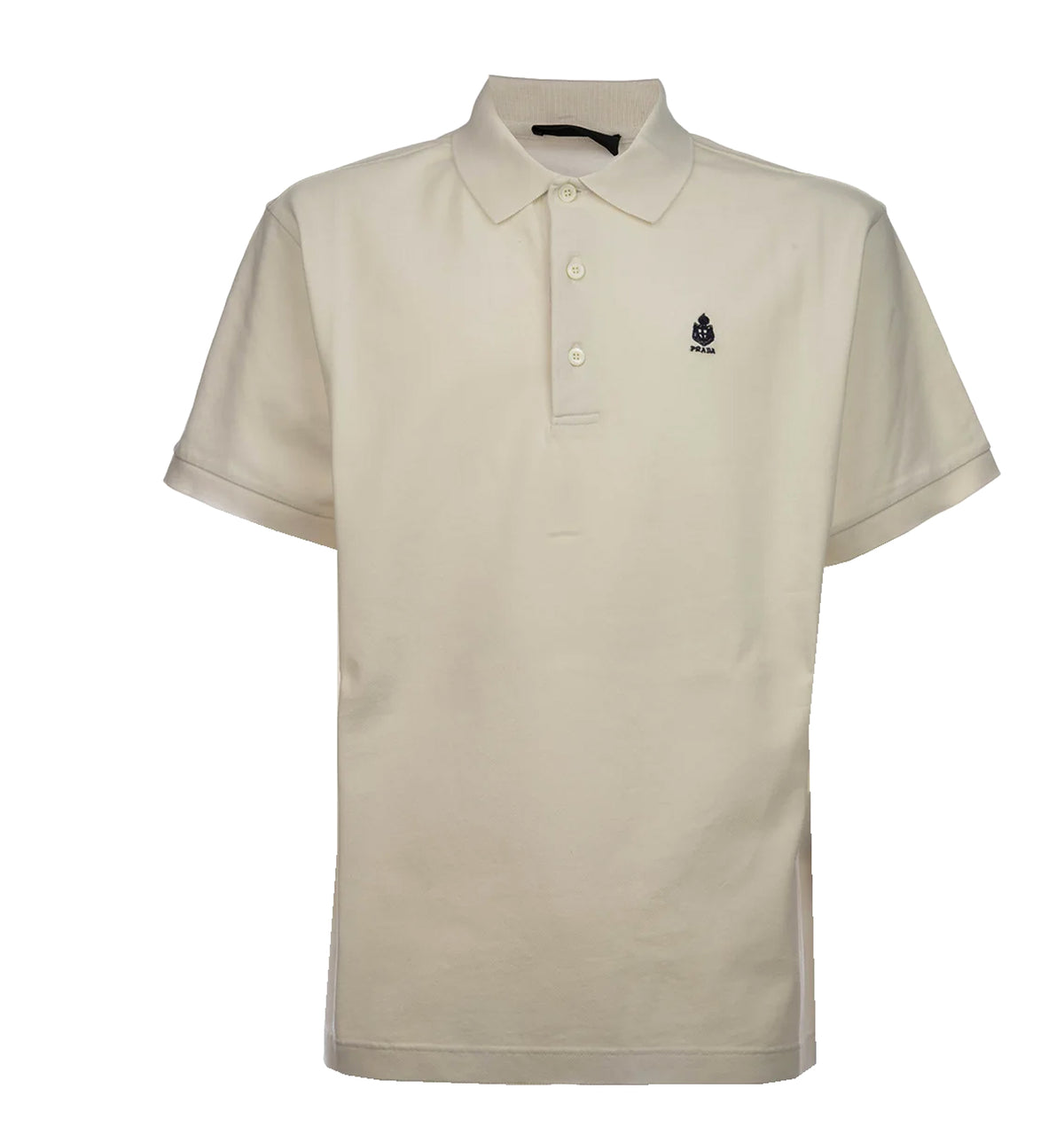 Garment-dyed cotton polo shirt