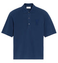 Cotton Ami De Coeur Knitted Patch Polo