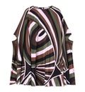 Iride Print Crêpe de Chine Kaftan