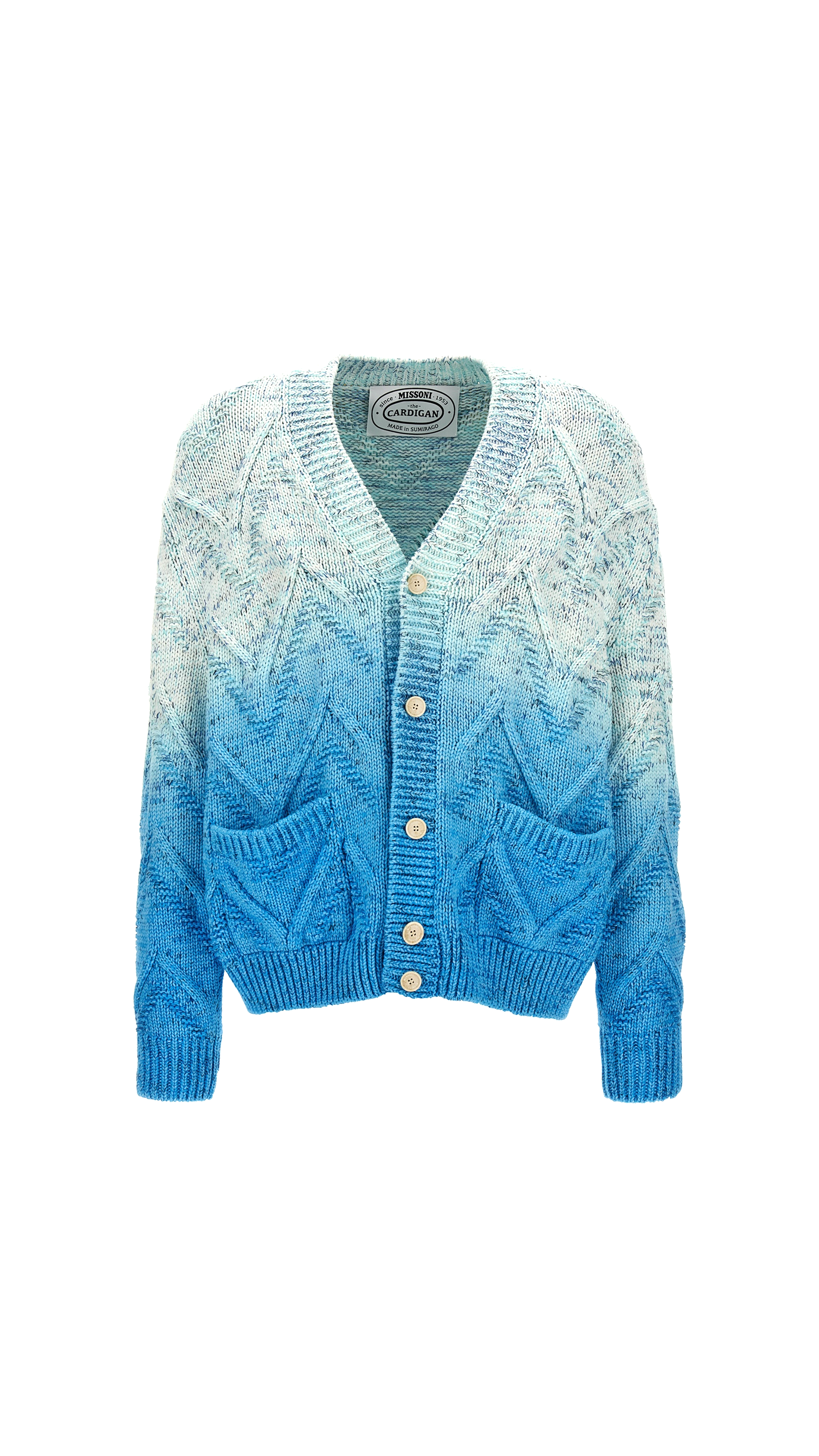 Ombre Cardigan - Blue