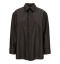 Semi-Shine Leather Shirt