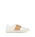 Open Leather Sneakers