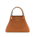 VLogo Signature Small Leather Tote Bag