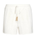 Mini Shorts In Cotton Pointelle