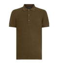 Piquet cotton polo shirt