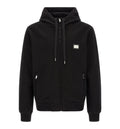 Zip-Up Sweatshirt With Logo Plaque