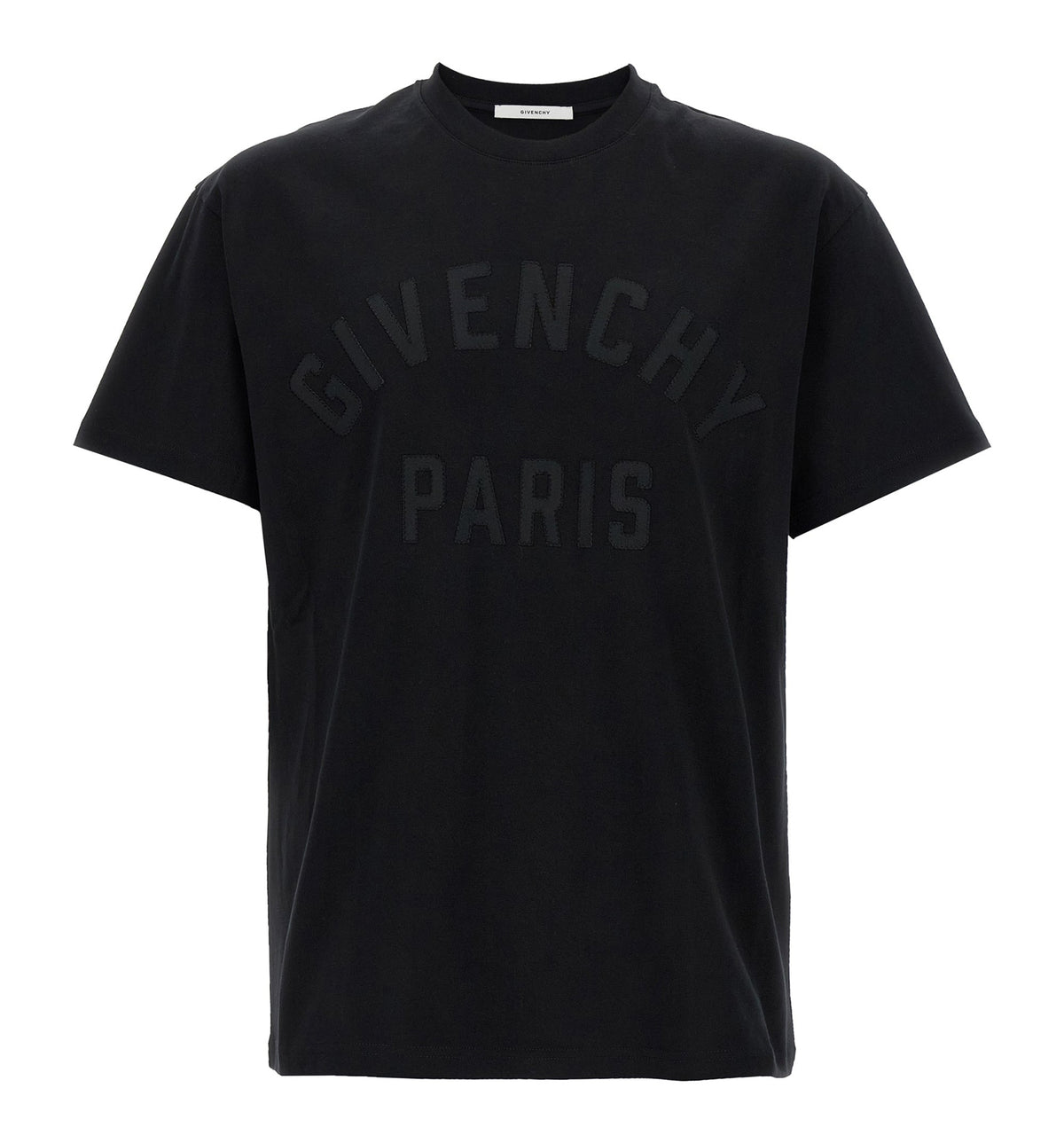T-shirt in Cotton with GIVENCHY Paris Embroidery