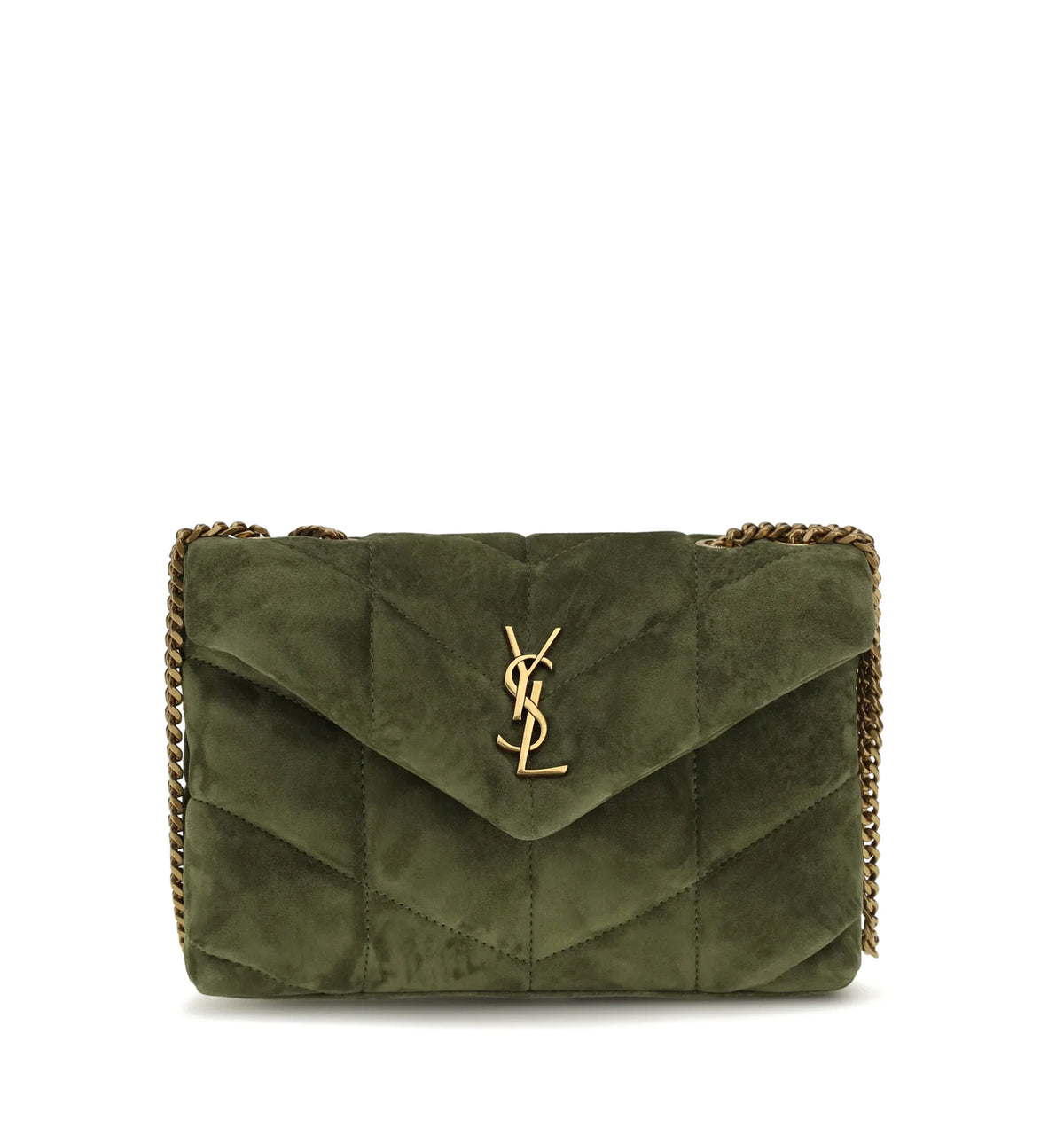 LouLou Puffer Toy suede Shoulder Bag