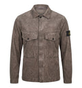Corduroy Jacket With Logo Patch