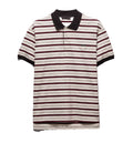 Short-sleeved cotton polo shirt