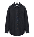 Anagram overshirt in denim