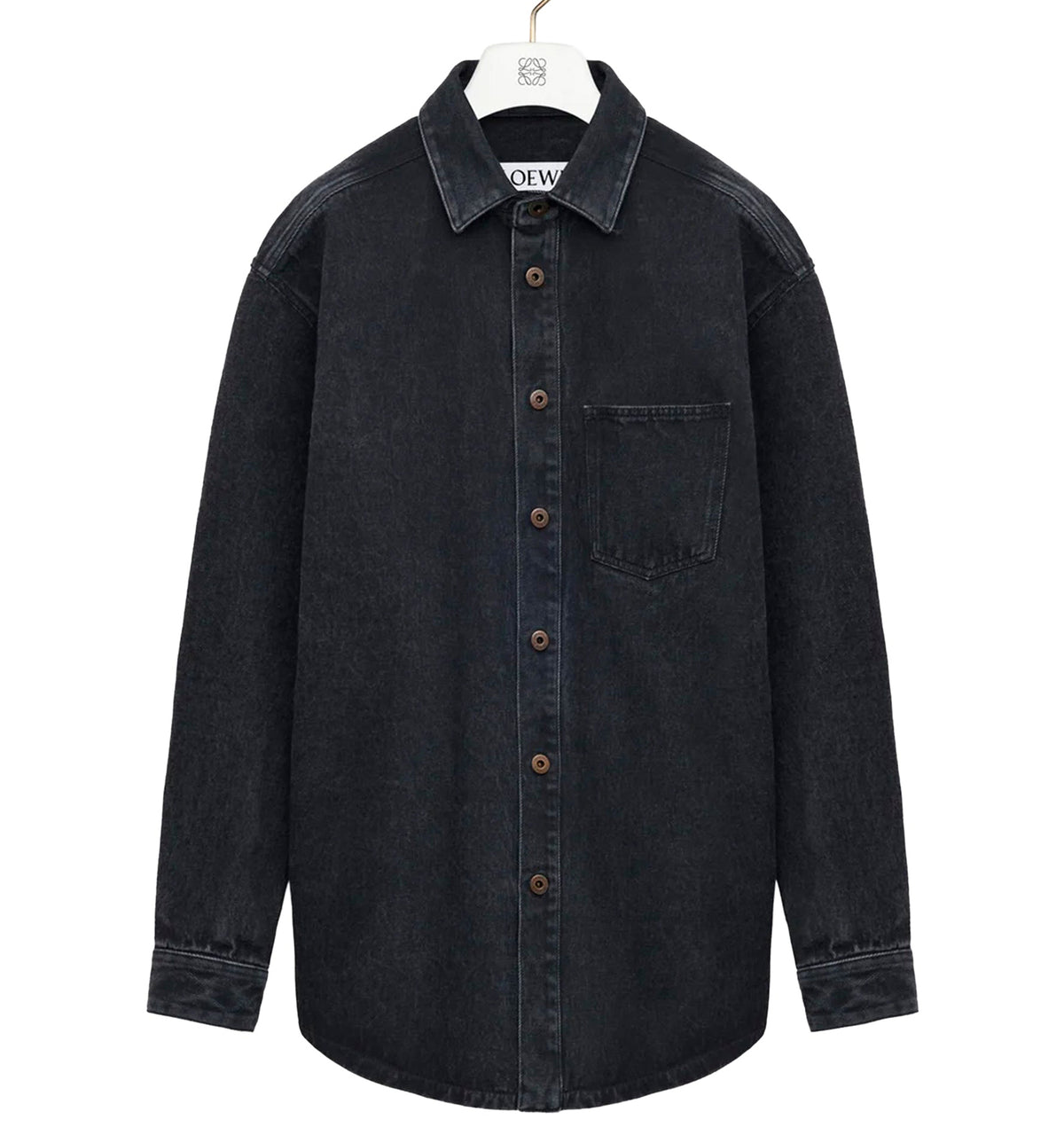 Anagram overshirt in denim