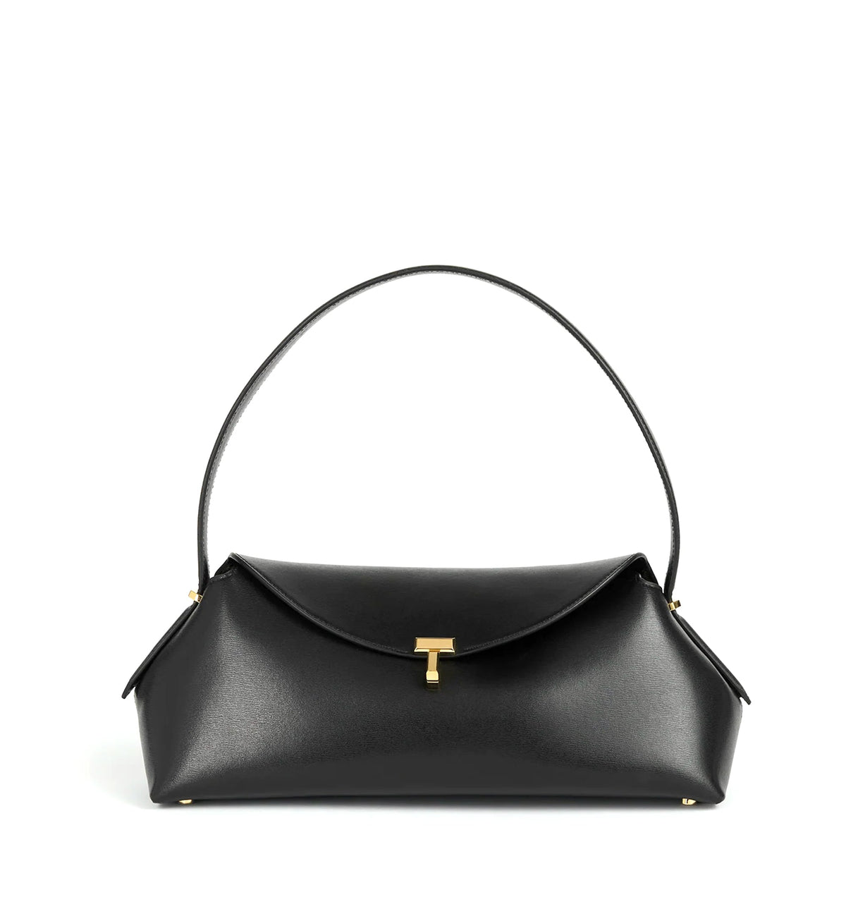 T-lock leather shoulder black
