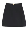 VLogo Signature Wool Skirt