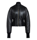 Leather Cinched Bomber