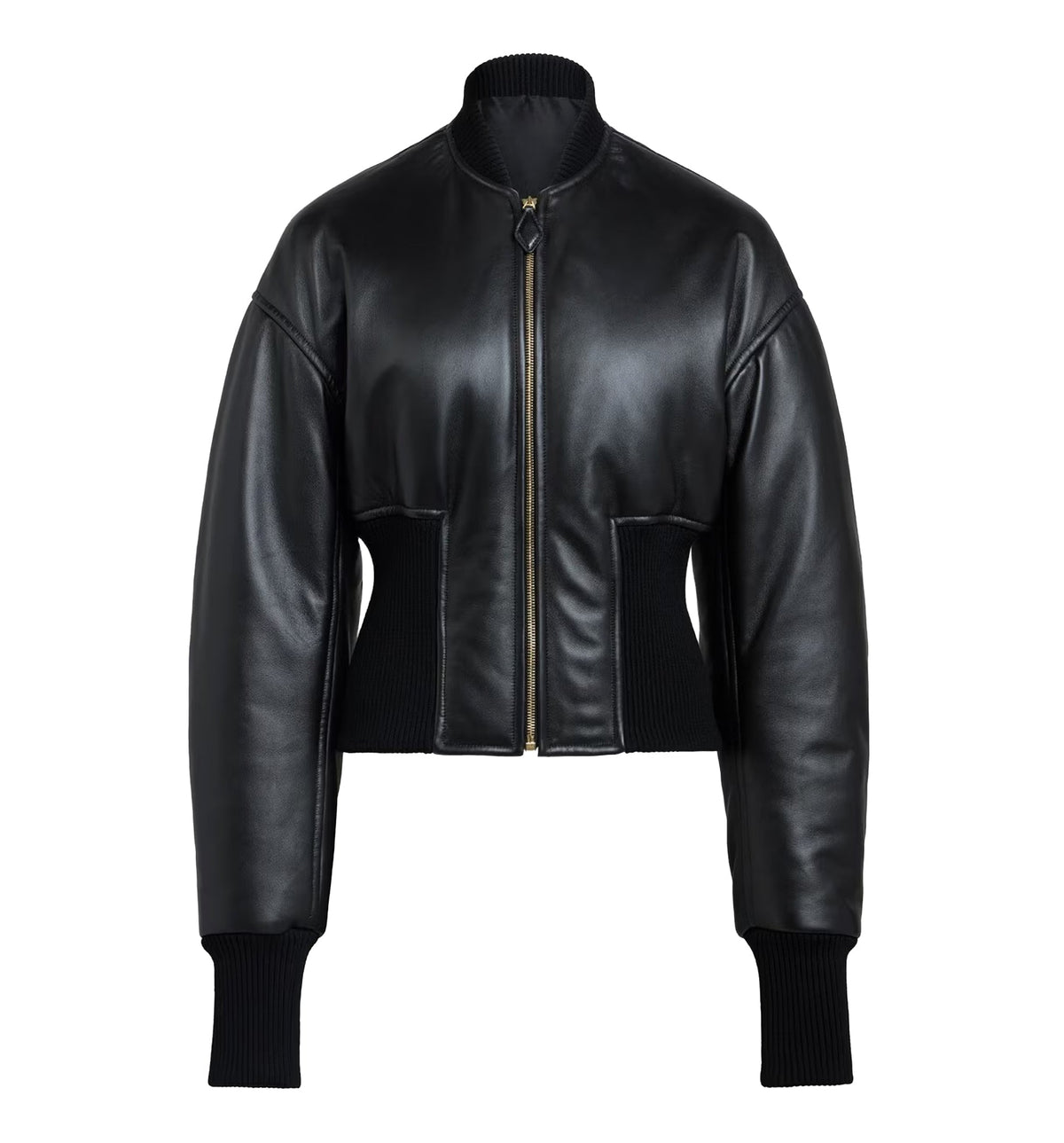 Leather Cinched Bomber