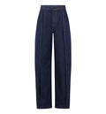 Belted Jeans In Denim