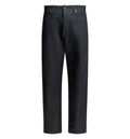 "Denim-Raw" Straight-Leg Jeans