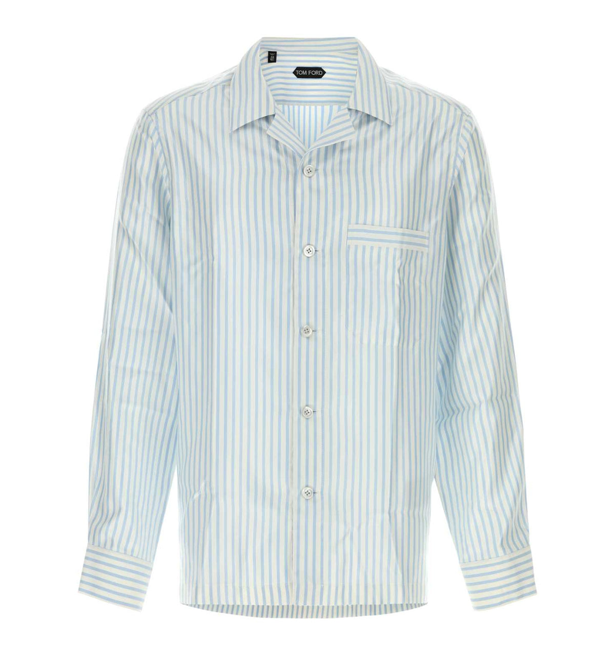 Embroidered Satin Shirt