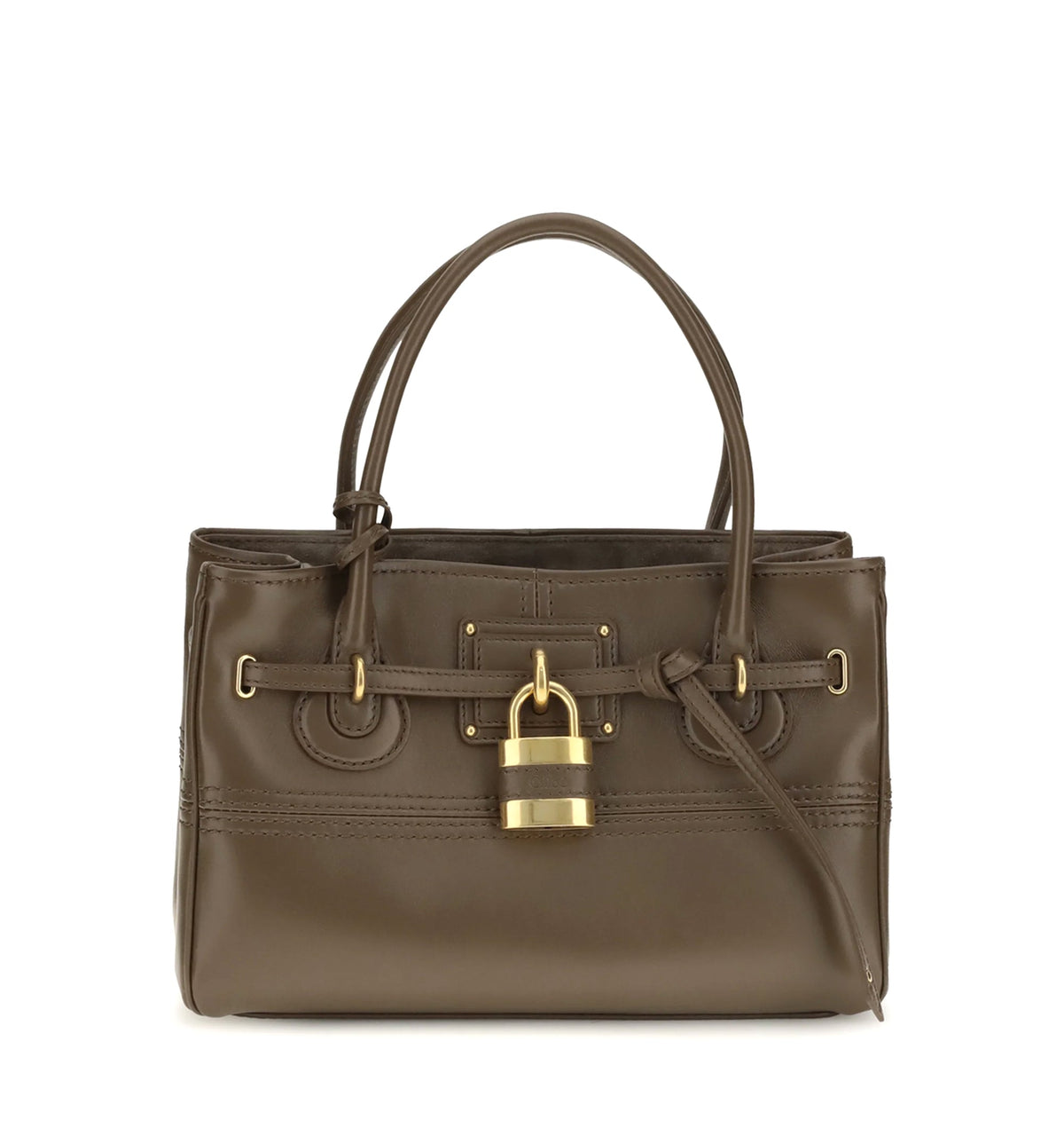 Small Paddington Sling top handle bag in soft leather
