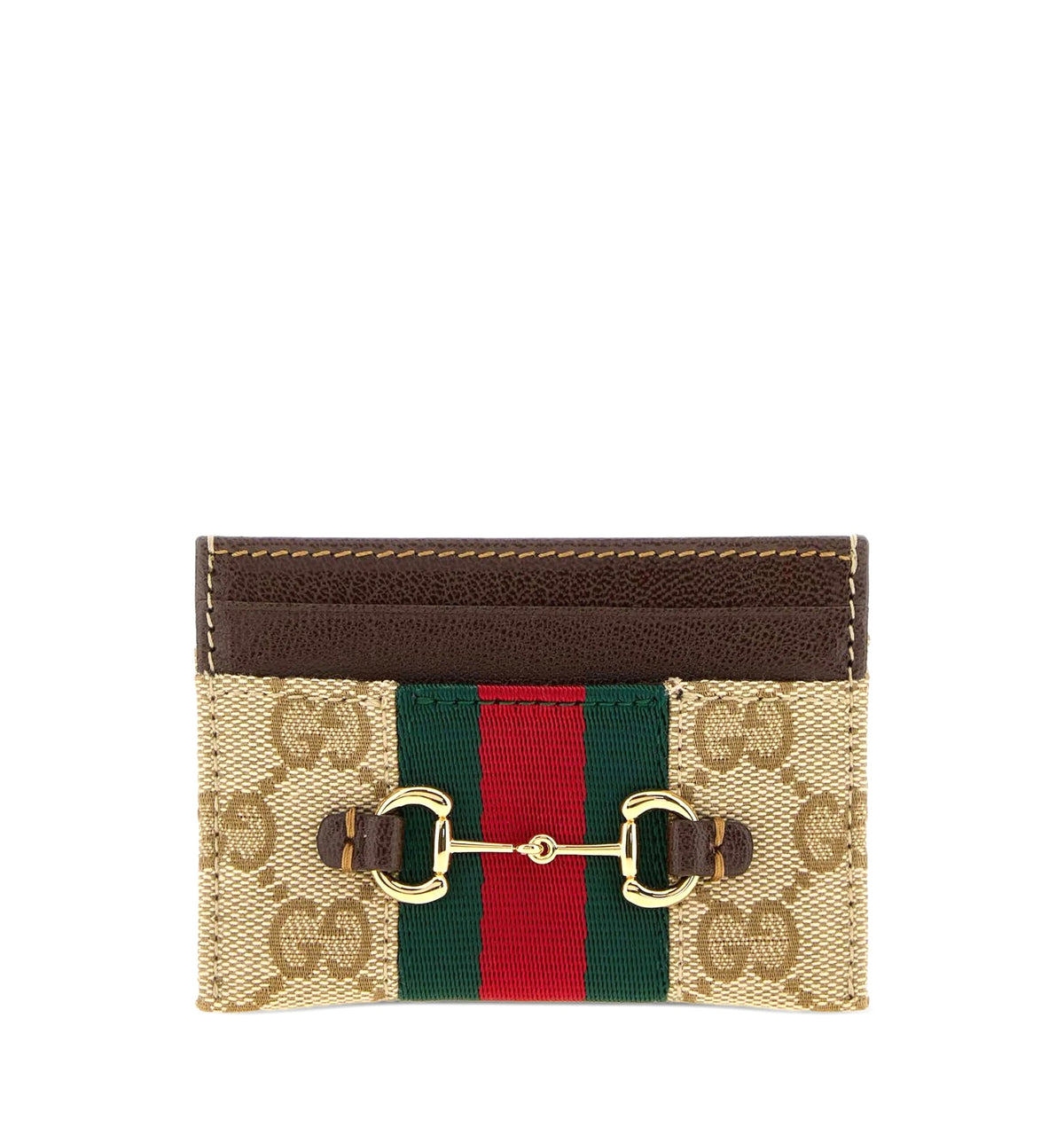 Gucci Horsebit Web card case