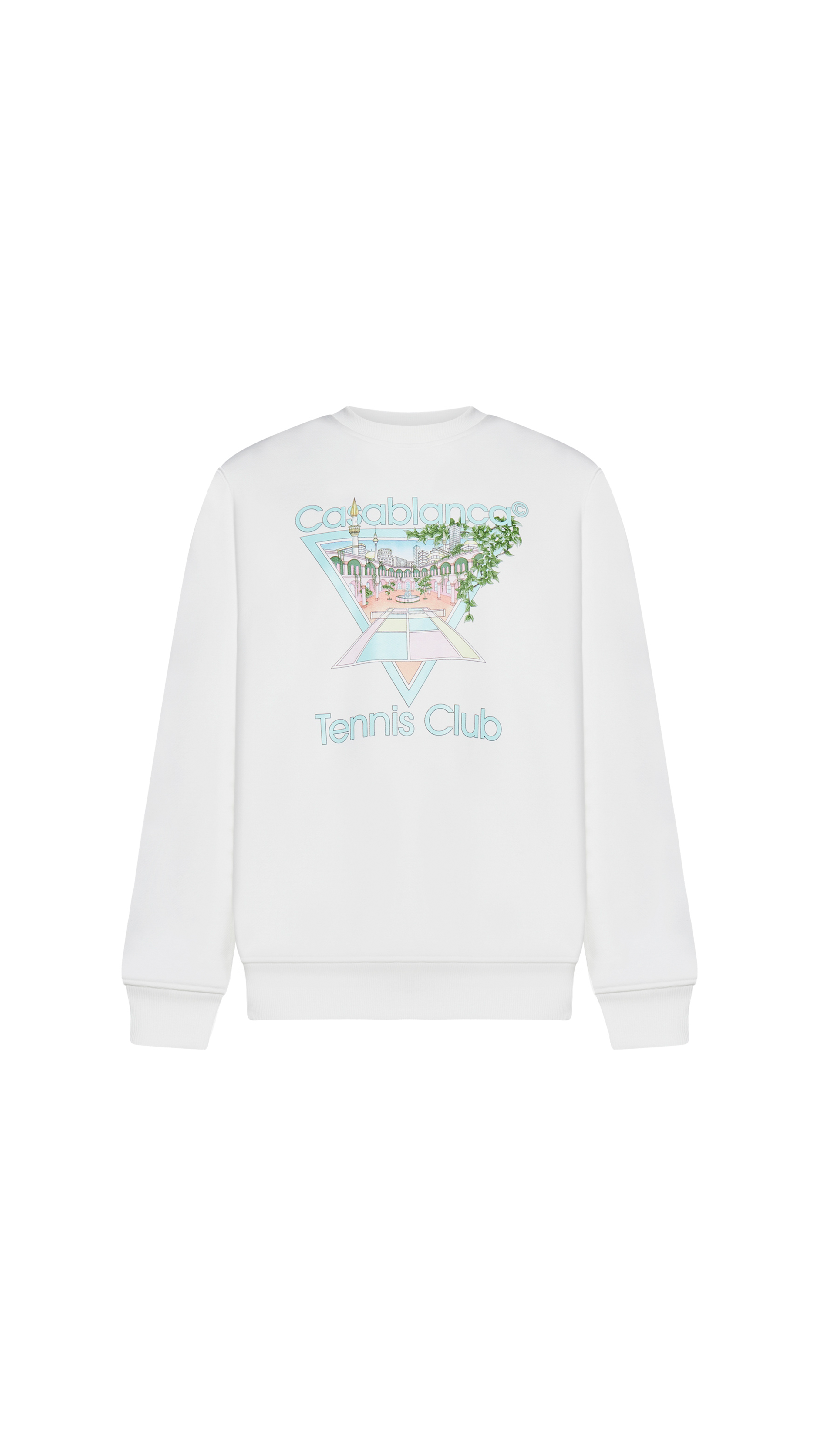 Tennis Club Sweatshirt - White