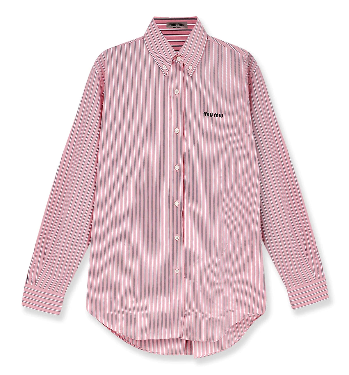Striped Cotton Poplin Shirt