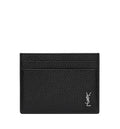 Tiny Cassandre Card Case In Grained Leather