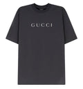Cotton Jersey T-Shirt With Print